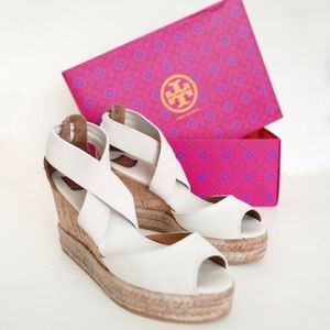 Tory Burch Adonis Espadrilles Wedges Sandals